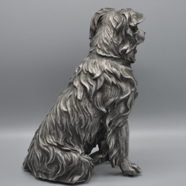 Border Collie Urn - in Bronze or Pewter - Image 5