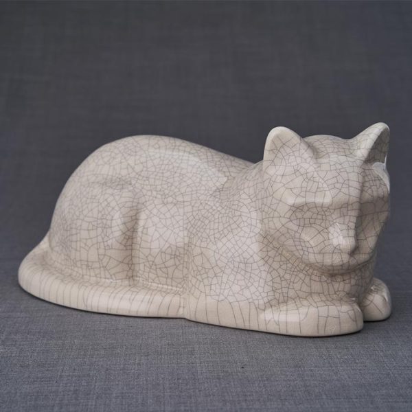 Laying Cat Ashes Urn - Choice Of Colours Available - Image 27