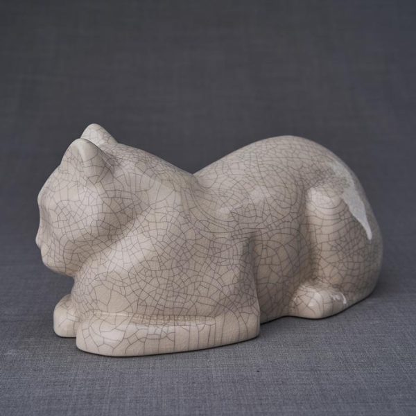 Laying Cat Ashes Urn - Choice Of Colours Available - Image 28