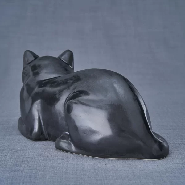 Laying Cat Ashes Urn - Choice Of Colours Available - Image 24