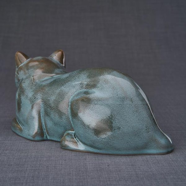 Laying Cat Ashes Urn - Choice Of Colours Available - Image 42