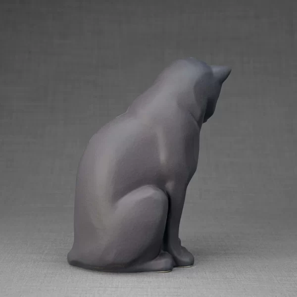 Sitting Cat Ashes Urn - Choice Of Colours Available - Image 9