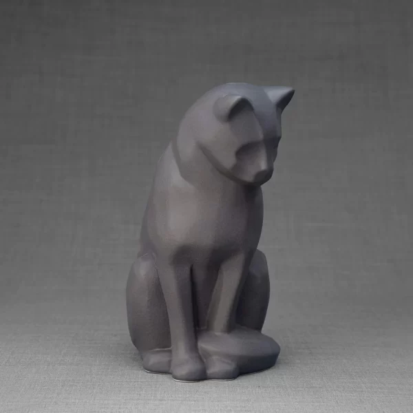 Sitting Cat Ashes Urn - Choice Of Colours Available - Image 7