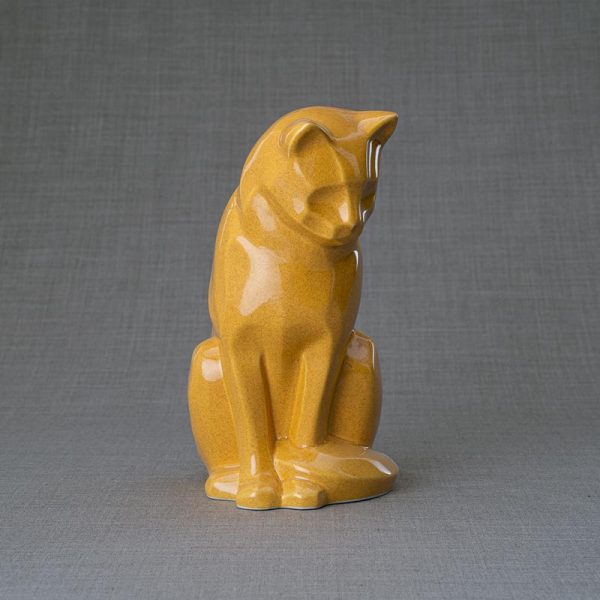 Sitting Cat Ashes Urn - Choice Of Colours Available - Image 17