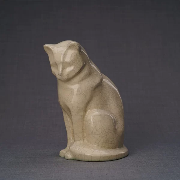 Sitting Cat Ashes Urn - Choice Of Colours Available - Image 33