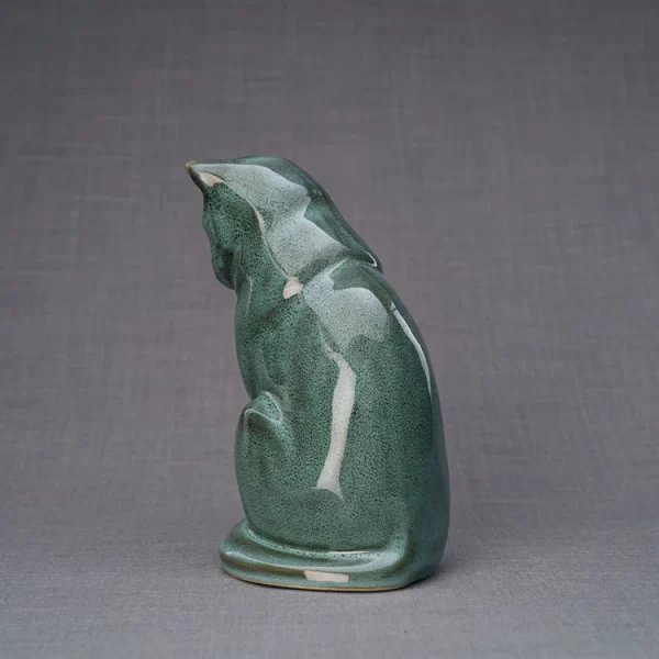 Sitting Cat Ashes Urn - Choice Of Colours Available - Image 14