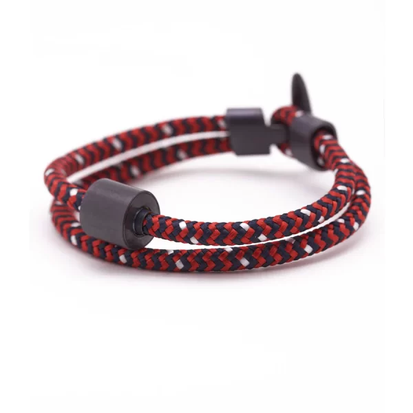 Corded Ashes Bracelet for Men - Black Edition - Image 3