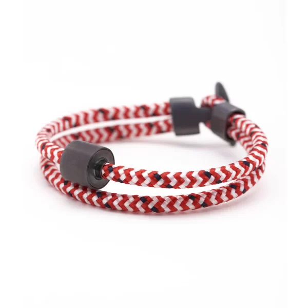 Corded Ashes Bracelet for Men - Black Edition - Image 2