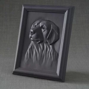 Labrador Ceramic Dog Ashes Frame - Several Colours Available