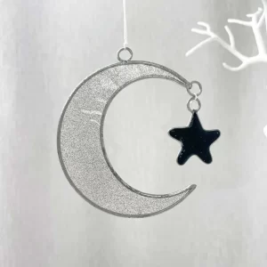 Mystical Crescent Moon Sun Catcher