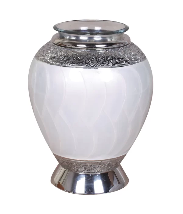 White Tealight Pitcher Urn