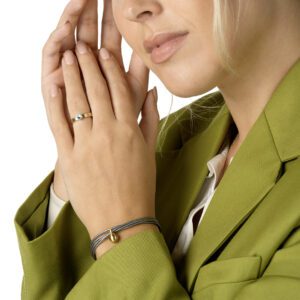 Fine Leather Grey Gilded - SKU TB-CLG14