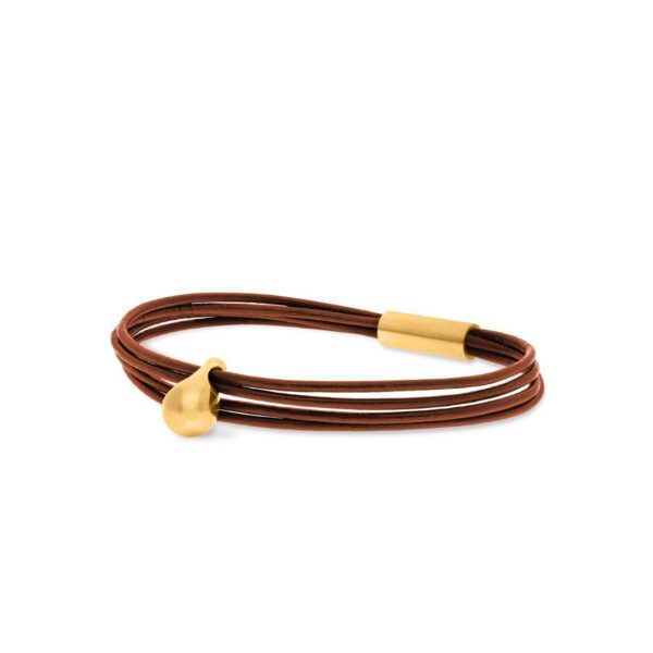 Fine leather Cognac Gilded - SKU TB-CLG3 - Image 2